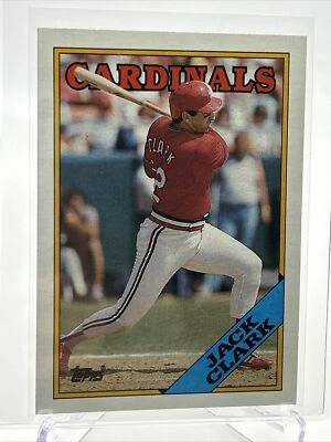 Tarjeta de béisbol 1988 Topps Jack Clark #100 como nueva envío gratuito Foto 1 de 3