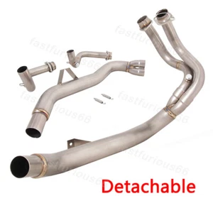 Slip For Yamaha Tenere 700 19-2025 Exhaust Header Pipe Titanium Alloy Stock Tube - Picture 1 of 8