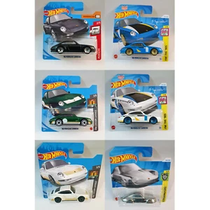 🔥 6 x Porsche 🔥 96 Carrera 993 + 911 Llavero 1/5 2/5 5/5 HOT WHEELS - Imagen 1 de 7