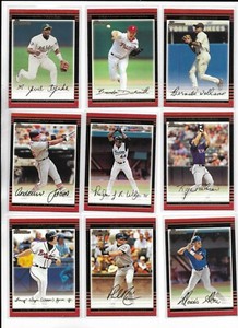 2002 Bowman GOLD Pick-A-Parallel Tejeda Williams Jones CHIPPER Alou Morneau +++