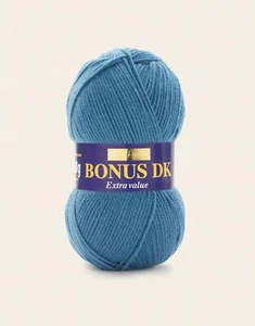 Sirdar Hayfield Bonus DK Hilo De Tejer Doble 100g - 994 Denim - Imagen 1 de 1
