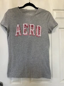 Gray Girls Aeropostale Shirt SZ L - Picture 1 of 1