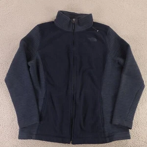 North Face Jacke Damen XL blau Polyester Fleece Indi gerippt Stehkragen - Bild 1 von 13