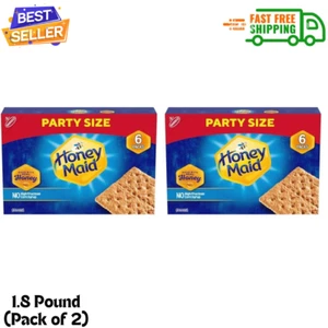 Honey Maid Graham Crackers, Party Size, 1.8 Pound (Pack of 2)... - Picture 1 of 18
