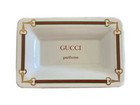 Vintage Gucci Parfums Porcelian Dish Jewelry Tray Small Trinket Plate