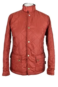 BARBOUR Red Padded Jacket size L Girls Quilted Full Zip Outdoors Outerwear - Picture 1 of 5