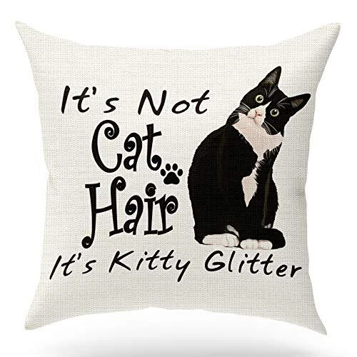 Cat Pillow Case Funny Gift for Cat Lovers Cat Mom Gifts Crazy Cat Lady Gifts ...