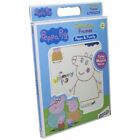 Colouring Frames Of Peppa And Family With 12 Pastels Color Box For Kids Age 3+