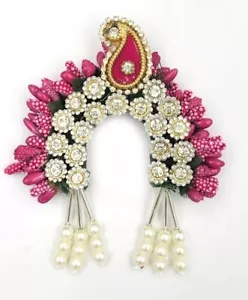Handmade Designer Mukut for Deities/ 1 pcs - Picture 1 of 4