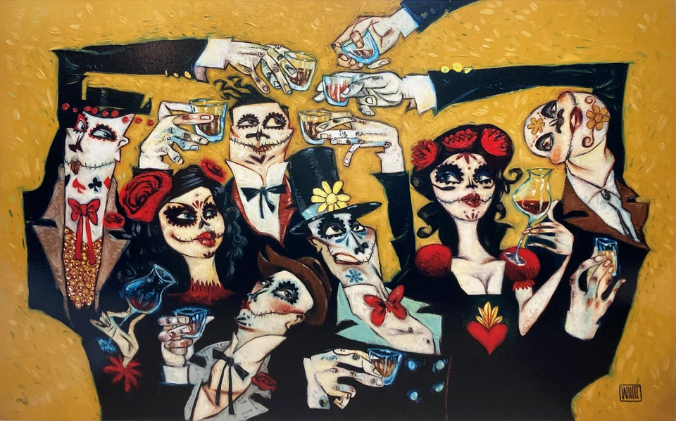 Todd White - Dead Mans Party - Lienzo Giclee adornado Foto 1 de 1