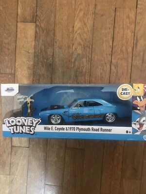 Jada Toys “Hollywood Rides” 1970 Plymouth Roadrunner 1:24 w/ Wile E. Coyote - Изображение 1 из 4