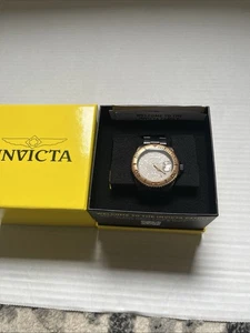 Invicta 5040 Swiss Diamond Pave Roségoldfarbene Lünette Pro Diver 43 Quarzuhr - Bild 1 von 21