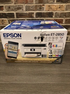 AS IS Epson EcoTank ET-2850 Wireless Color All-in-One Printer Bad Touch pad - Image 1 of 4