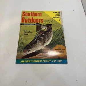 Southern Outdoors 1967 March Fishing, Catch Catfish, Baits And Lures Rainbows - Picture 1 of 9