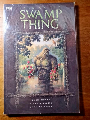 💥 Saga Of The Swamp Thing Libro 1 Alan Moore Steve Bissette DC Vertigo 2000 💥 Foto 1 de 2