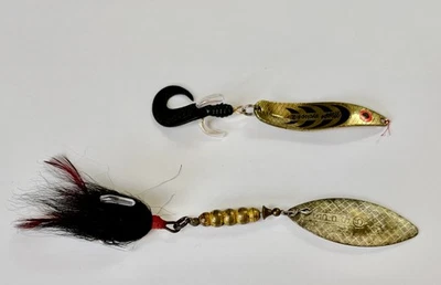 Lote de dos señuelos de pesca Mepps Foto 1 de 4