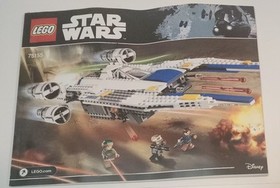 LEGO Star Wars 75155 Rebel U Wing Fighter Retired Instruction Manual Only