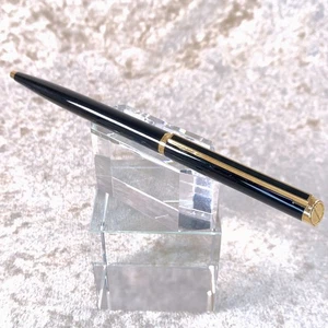 Vintage Dunhill Ballpoint Pen Gemline Black Lacquer Gold Finish - Picture 1 of 14