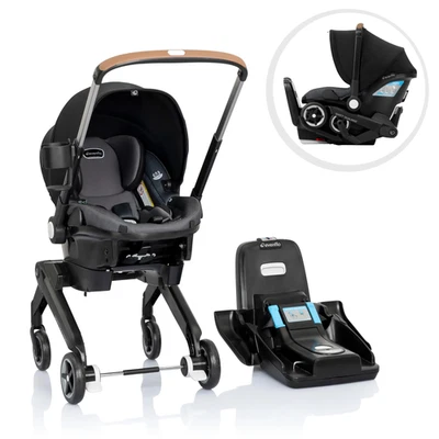 Shyft Dualride Preemie/Infant CarSeat Stroller Combo Carryall Storage-Boone Gray - Image 1 of 4