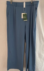 Halara Hose Halo Tek Air Damen XL Himmelblau Weites Bein Pull On Stretch Drapiert Neu - Bild 1 von 11