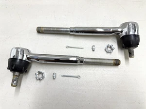 1955-1957 GM CHEVY BEL AIR / FULL SIZE STANDARD INNER TIE ROD ENDS TRIPLE CHROME - Picture 1 of 3