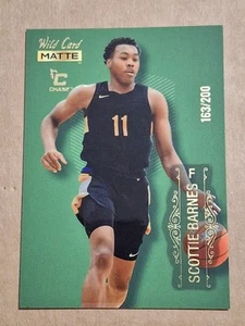 Tarjeta de novato Scottie Barnes Wild Card Matte Chase 2022 RC #MB-65 Raptors/200 - Imagen 1 de 2