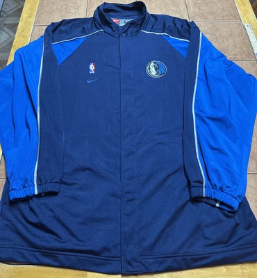 Chaqueta Nike NBA de Colección Emitida por el Equipo Dallas Mavericks Mavs Calentamiento Para Hombres Talla Grande Foto 1 de 4