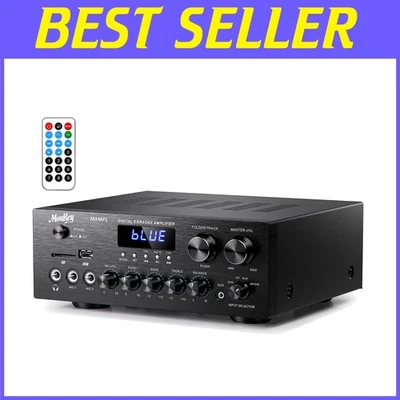 Kompakter 2.0 Kanal Verstärker für Karaoke & Theater - Bild 1 von 4