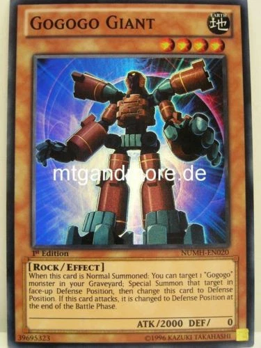 Yu-Gi-Oh - 1x Gogogo Giant - NUMH - Number Hunters - Bild 1 von 1