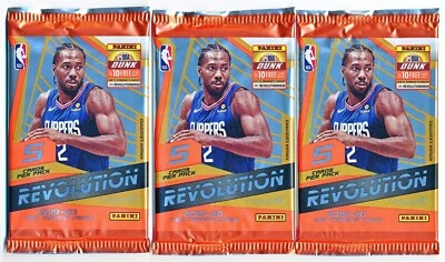 (x3) 2019-20 Revolution Basketball Hobby Pack - 5 Cards - Image 1 of 2