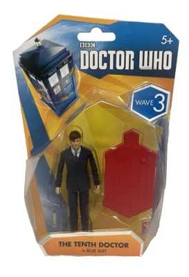 CHARACTER Doctor Who Wave 3 Actionfiguren Tenth Doctor im blauen Anzug