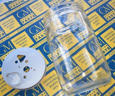 1953-1958 Buick Cadillac Oldsmobile ветровое стекло омыватель банка с металлической крышкой в сборе - Изображение 1 из 4