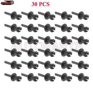 Nuevos clips de remache de plástico para molduras, revestimiento de arco de rueda y molduras EE. UU. - Imagen 1 de 7