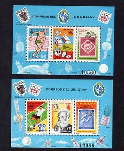 Uruguay 1976 2 blocks of stamps Mi#bl.29-30 MNH CV=132$