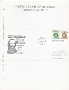 1168/1169  4c & 8c  GIUSEPPE GARABALDI - METER DIGEST P/A - Picture 1 of 1