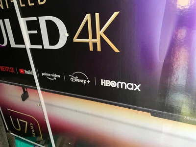 Hisense 55" 55u7n Mini-LED ULED U7 series 4K Smart google TV 144Hz for gaming - Image 1 of 3