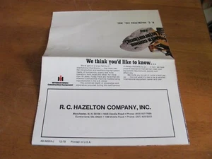 IH International Harvester AD-50553-J 515 Informational Flyer Poster 1979 - Picture 1 of 4