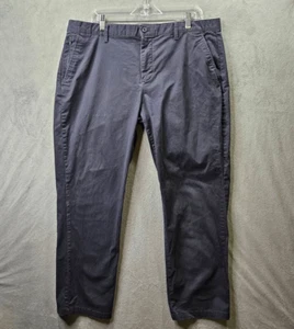 English Laundry Chino Hose Herren Größe 40x30 blau 5 Taschen vorne flach Freizeit - Bild 1 von 12