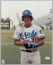 Jeff Conine Authentic Signed Autographed 8x10 Photo Memphis Chicks Minor League