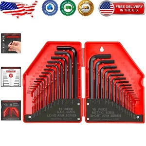 Industrial Grade 30-Piece Allen Wrench Set – High Torque & Rust-Resistant Design - Picture 1 of 9