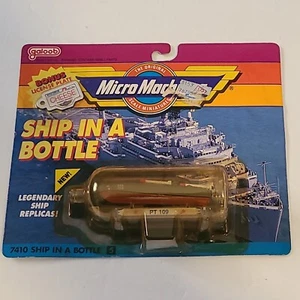 Micro Maschinen - PT 109, Versand in einer Flasche #7410 #5 1990 Vintage - Bild 1 von 12