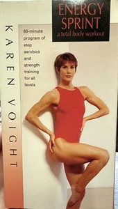 Karen Voight ENERGY SPRINT (VHS) FITNESS WORKOUT **VERY RARE PROMO SCREENER** - Picture 1 of 1