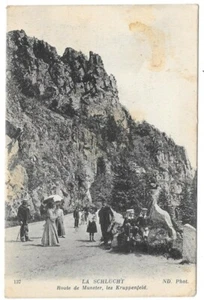 COL de la Schlucht Route de Munster les Kruppenfeld CPA animée écrite en 1915  - Picture 1 of 2
