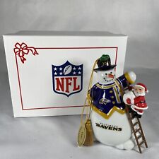 Danbury Mint Baltimore Ravens NFL Santa Christmas Ornament 2013 Snowman
