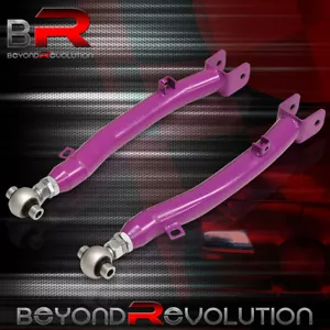 For 1993-2007 WRX STI GC8 GDA GDB Rear Lower Trailing Control Arm Rod Kit Purple - Picture 1 of 2
