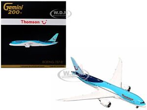 BOEING 787-8 AIRCRAFT "THOMSON/TUI AIRWAYS" 1/200 DIECAST BY GEMINIJETS G2TOM543
