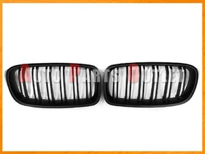 M3 Look Matte Black Front Grille Fit For 2012-2017 BMW F30 F31 320i 328i 335i - Picture 1 of 2
