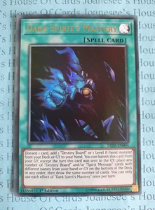LED5-DE004 Meisterschaft des Dunklen Geistes Ultra Rare Yu-Gi-Oh Karte 1. Auflage Neu - Bild 1 von 4