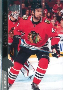 Calvin de Haan 2020-21 Upper Deck Series 2 Hockey Card #291 Chicago Blackhawks