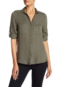 Camicia donna WALTER BAKER Olive Nessa W52093 $128 NUOVA - Foto 1 di 2